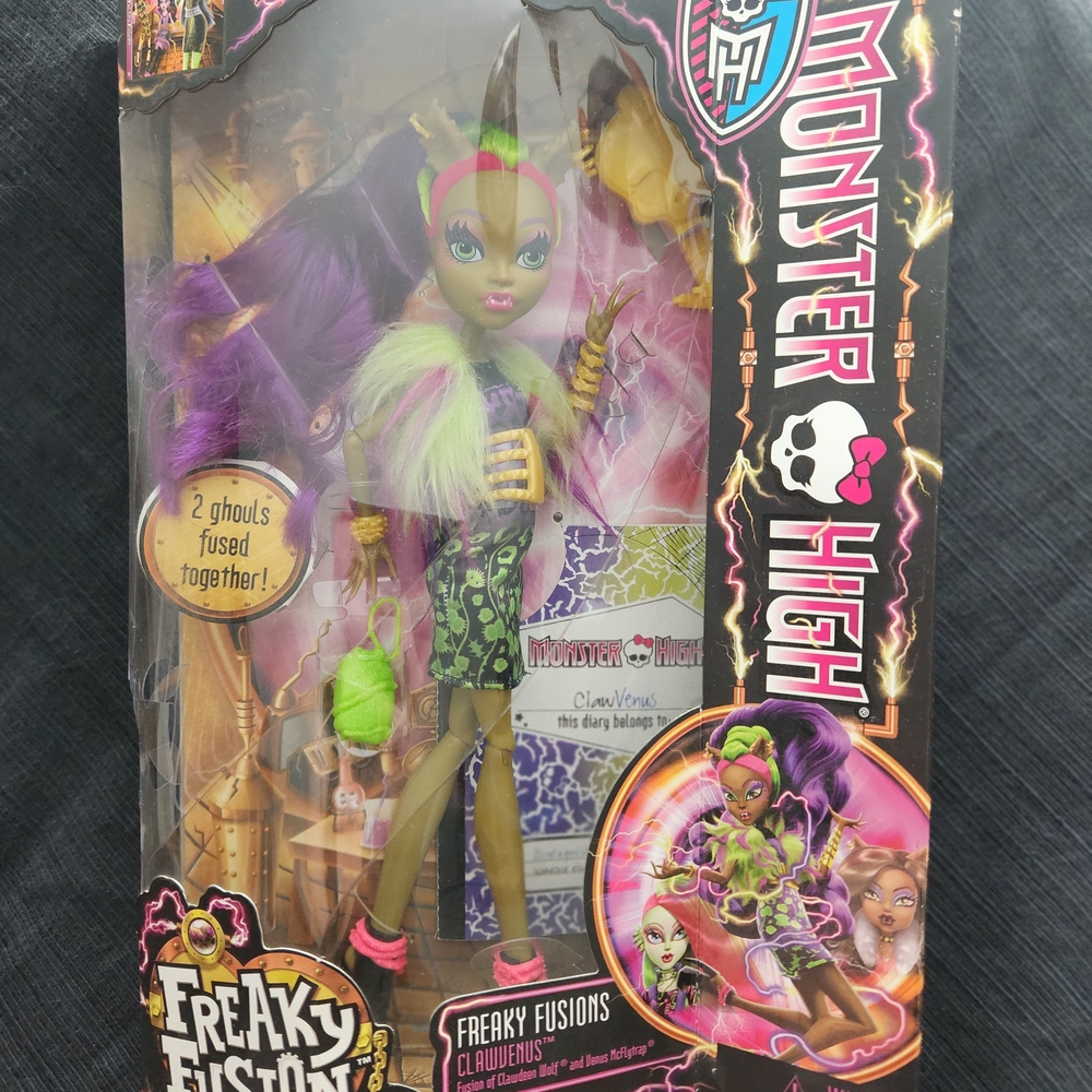 Monster High Freaky Fusion Clawvenus Doll (2014) New in Box